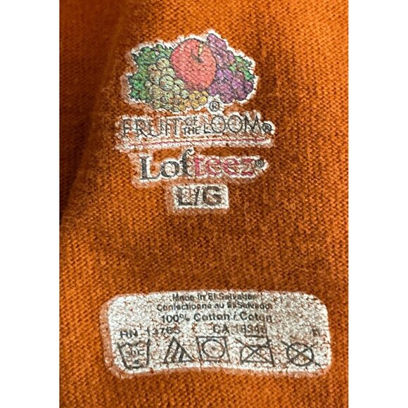 Vintage 90s Ohio EST. 1803 Orange Short Sleeve T -Shirt Mens Size Large - Picture 6 of 6